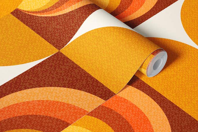 Vintage Sunwallpaper roll