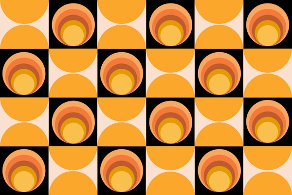 Retro Sun Pattern