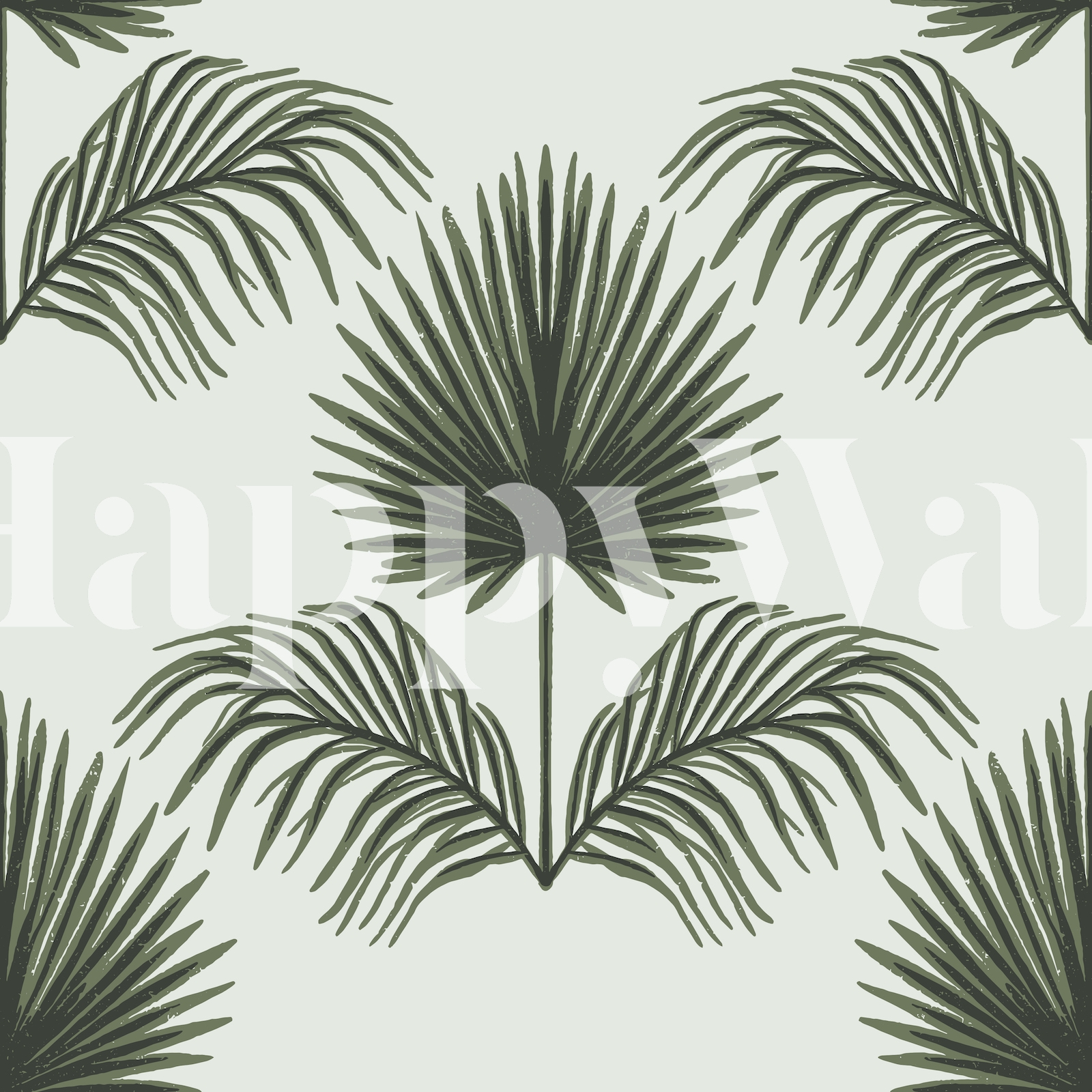 Fan palm wallpaper | Happywall