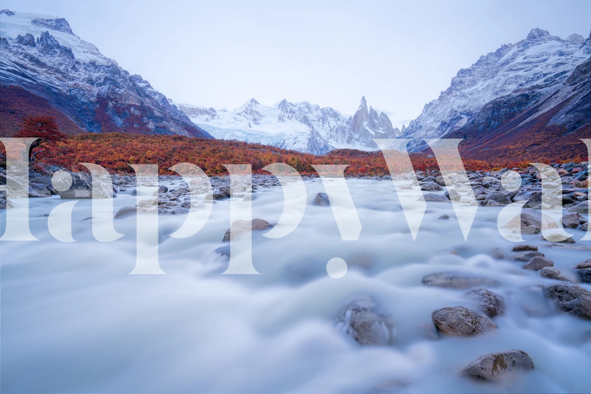 Papier peint Flowing Dreams dans la décoration de la pièce.