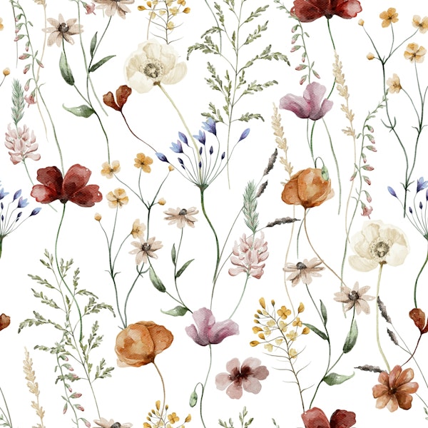 Enchanting Dried Wildflowers Meadow 2