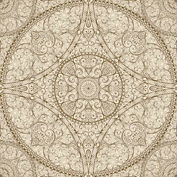 luxurious golden mandala