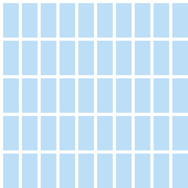 White grid on blue