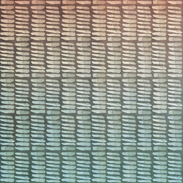 Watercolour Paint Strokes - Peach Jade