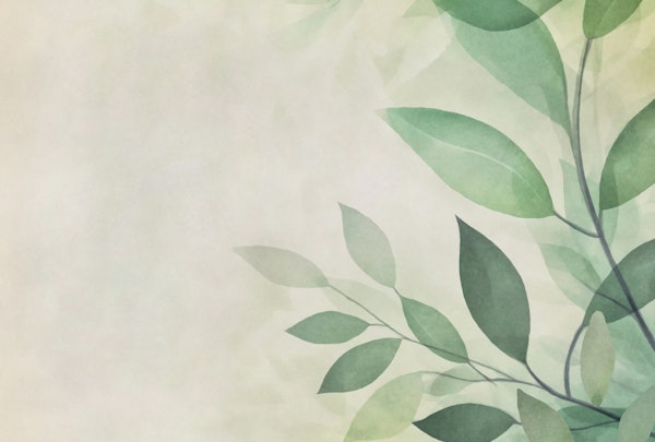Gentle Leaf Whispers Calm Green