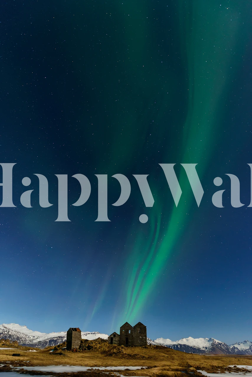 Dancing in the sky papier peint dans une pièce