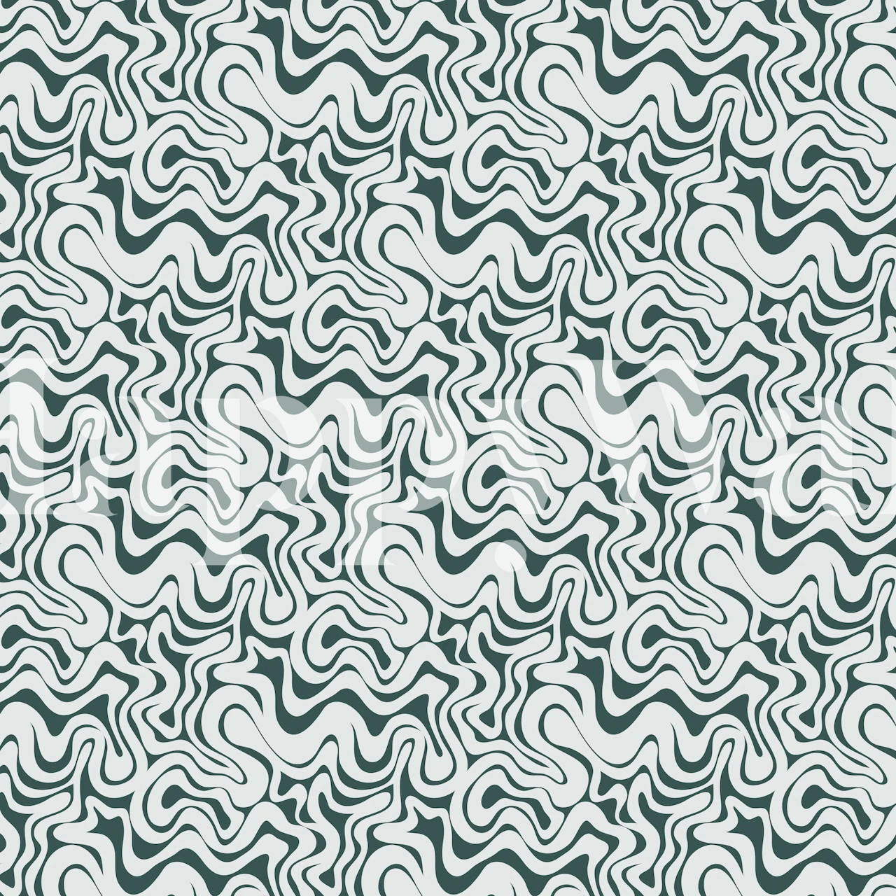 Ethereal Veilings wall mural with abstract, flowing patterns