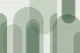 Green Abstract Arches