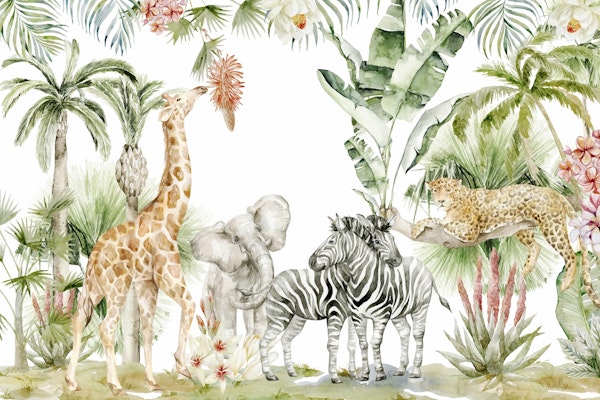 Tropical Nursery Safari Jungle 7