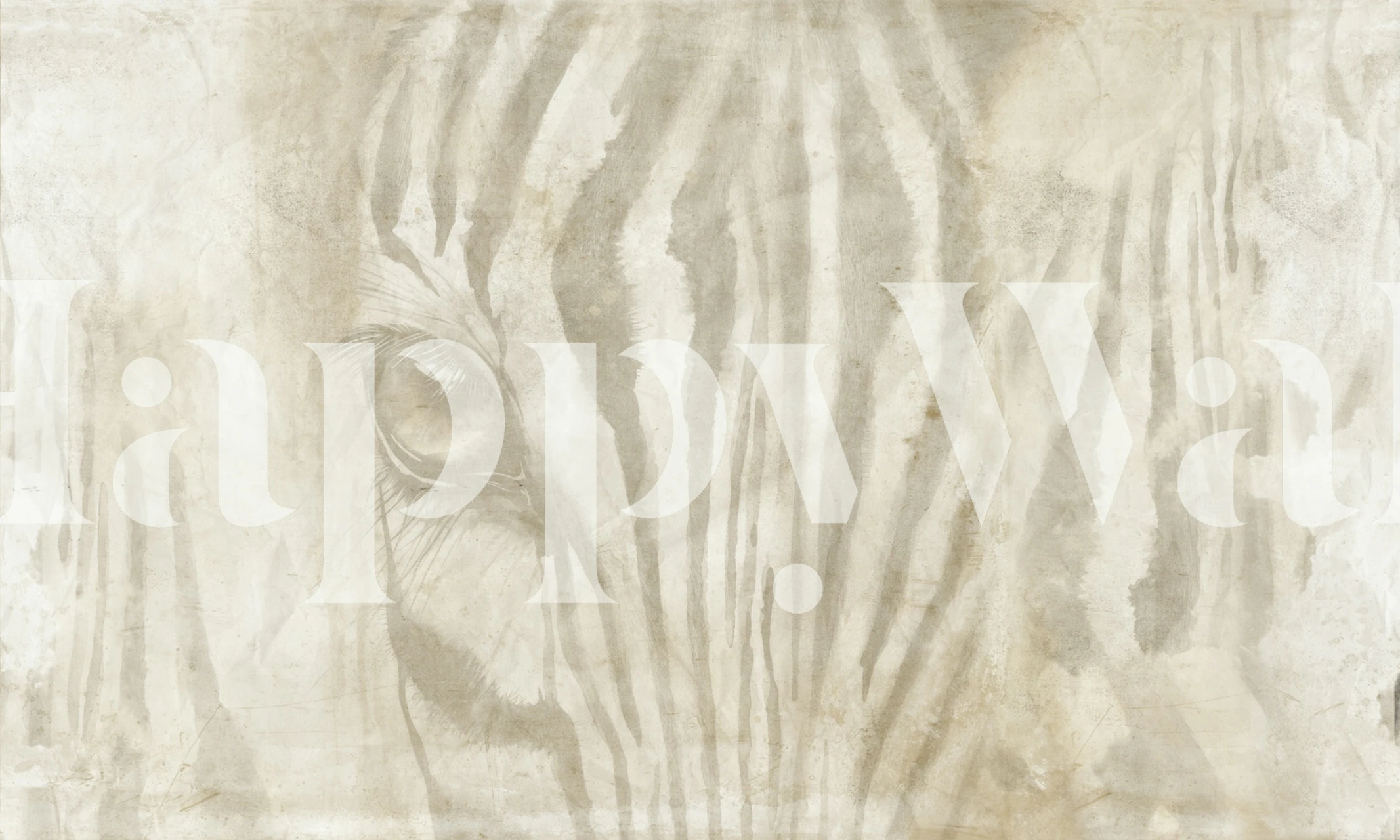 Wild Instinct Ivory wallpaper in a room