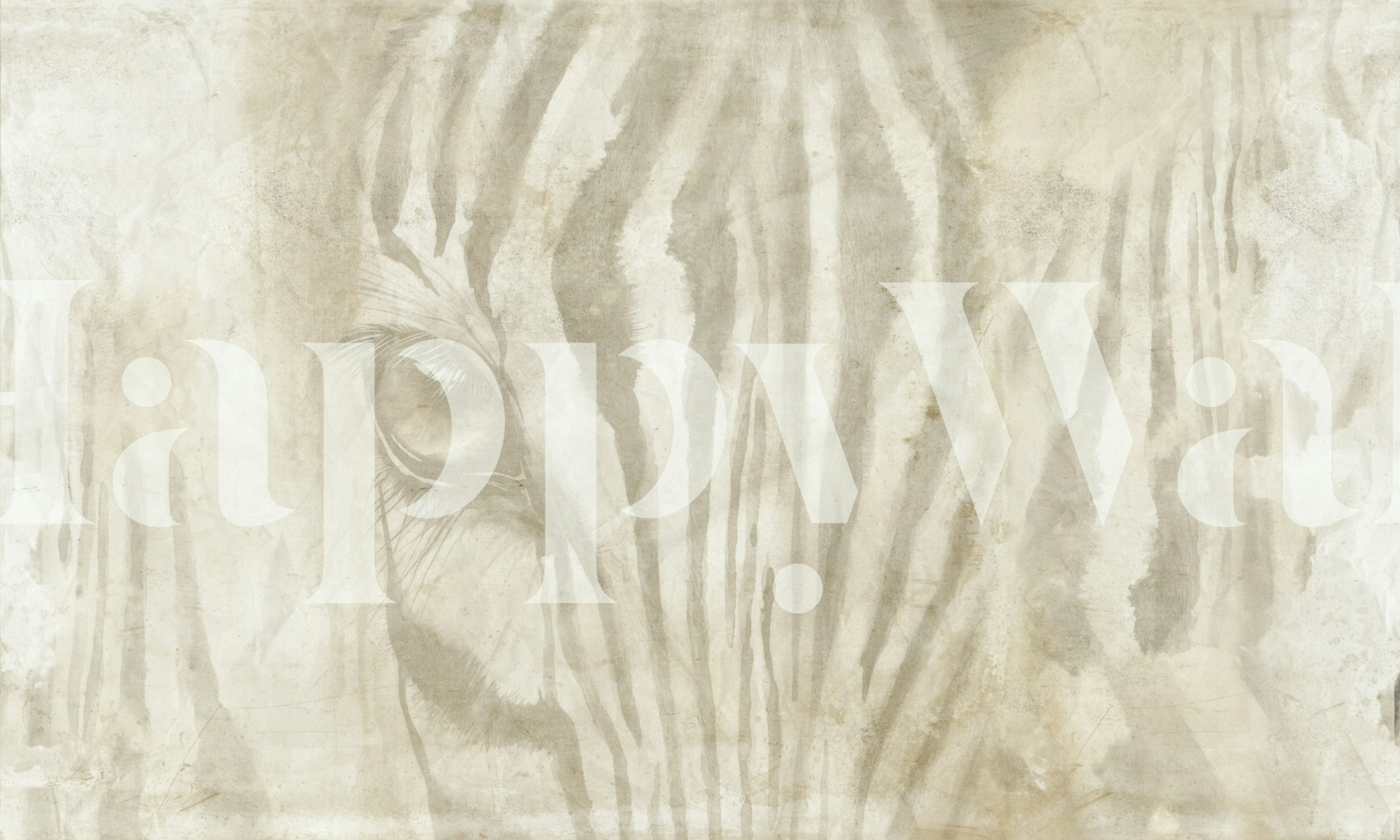 Wild Instinct Ivory wallpaper in a room