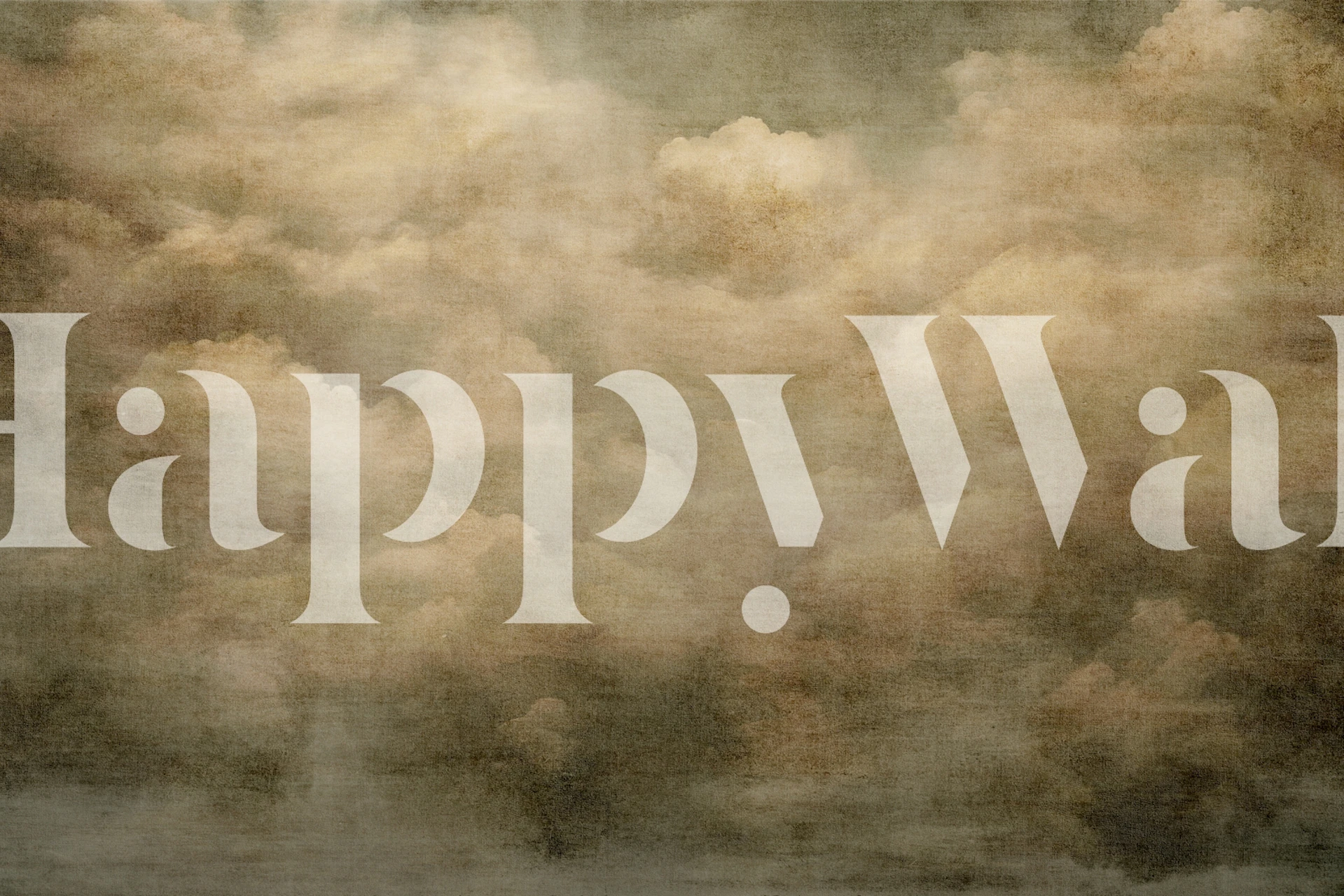 Papier peint Cotton Candy Clouds dans une pièce