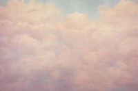 Cotton Candy Clouds in Pastel Pink tapete