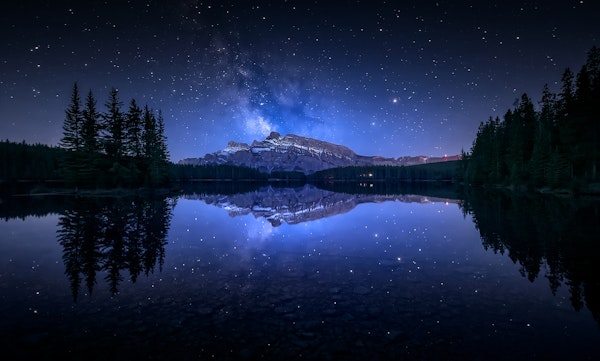 Perfect Two Jack Lake Reflection