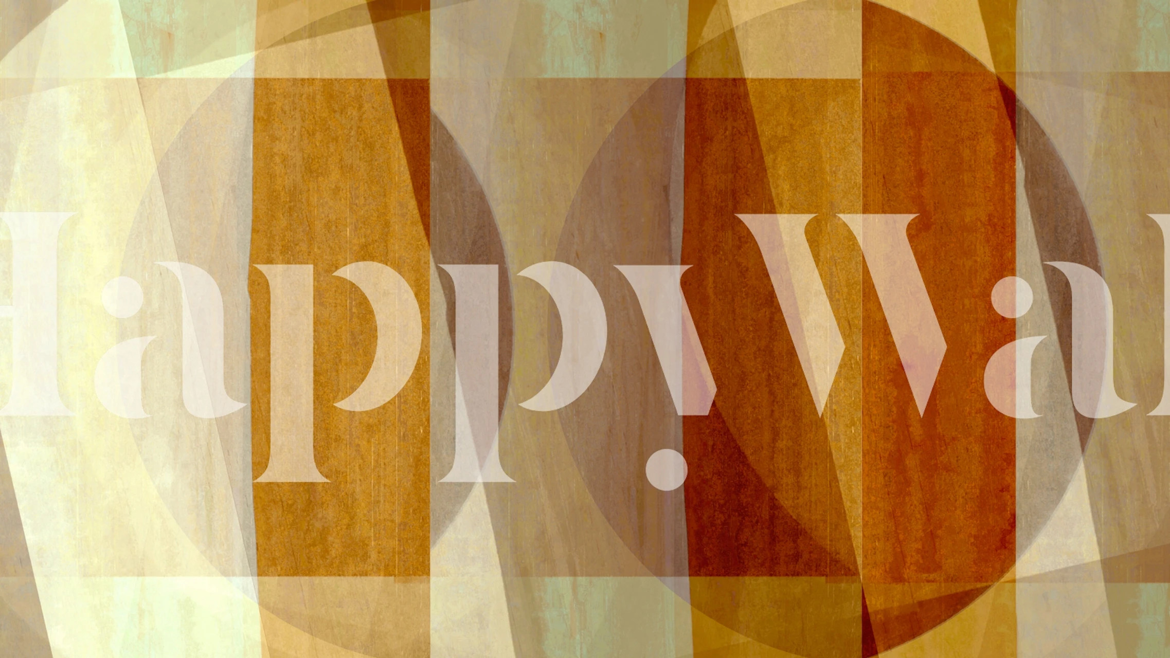 Design della carta da parati Layered Bauhaus in una stanza