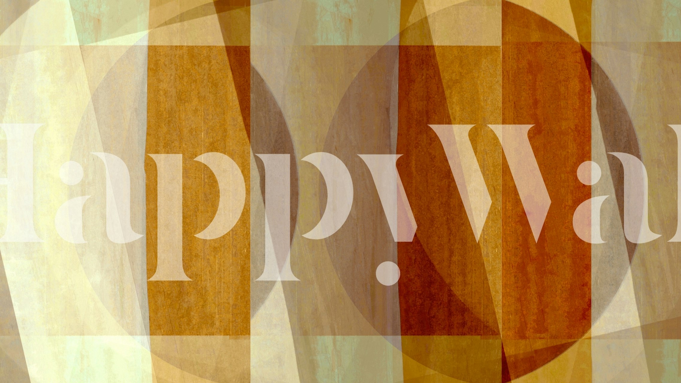 Projekt tapety Layered Bauhaus w pokoju