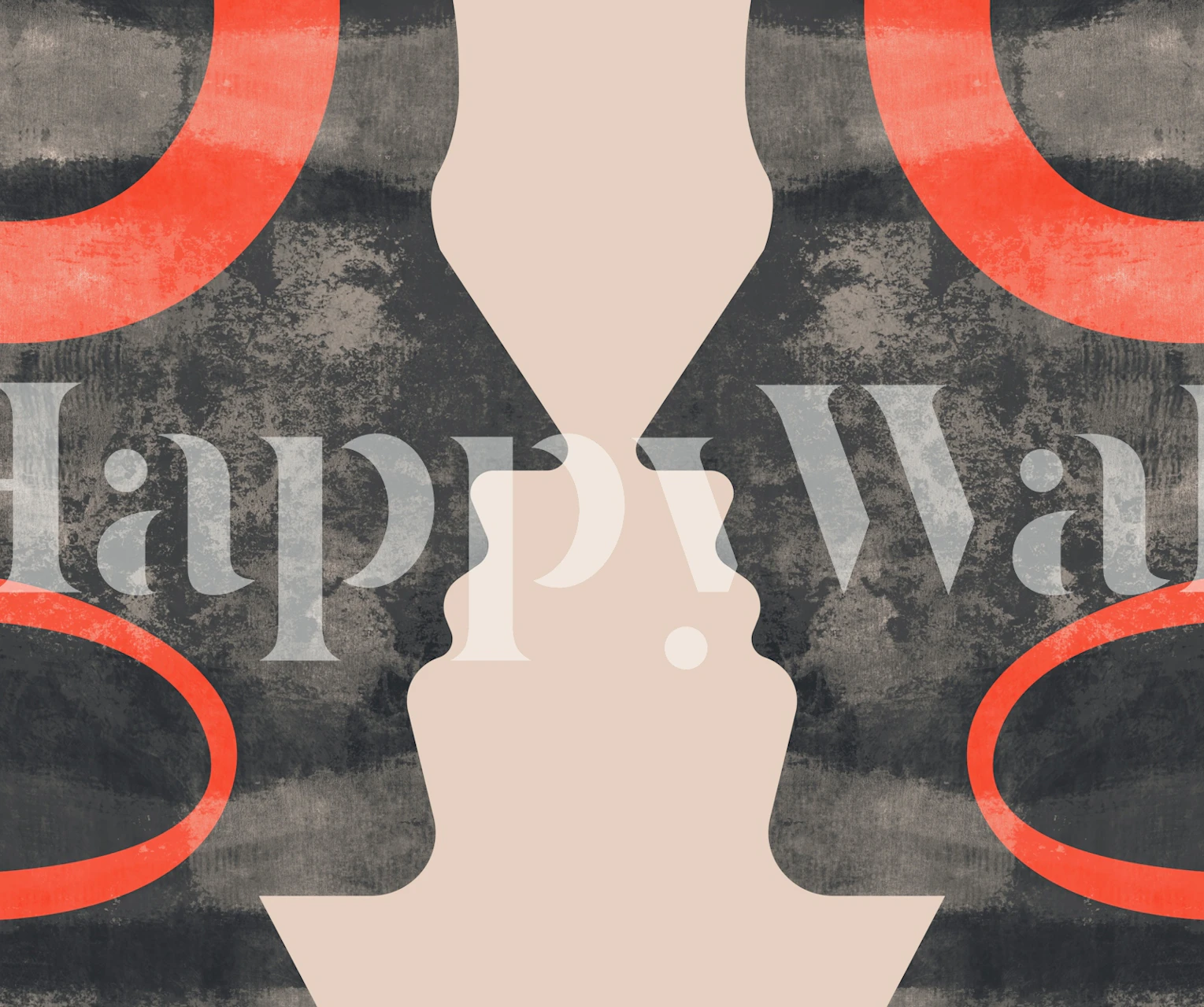 Dream Reflection behang in een kameropstelling.