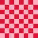Checkerboard - Pink and Crimson Red