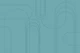 Minimalist Arches Turquoise