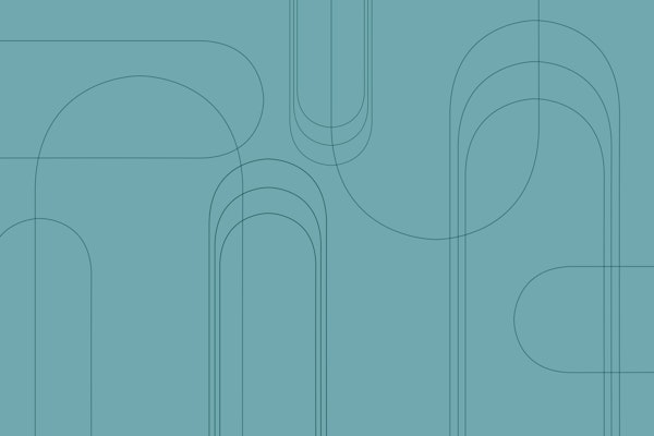 Minimalist Arches Turquoise