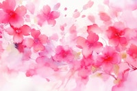 Sakura Watercolor Cherryblossoms Pink ταπετσαρία