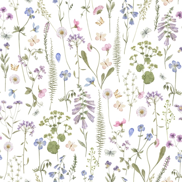 Pastel Wildflower Meadow