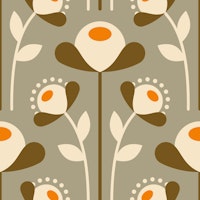 Vintage meadow, brown / 2846G tapete