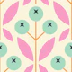Geometric yellow berries / 2848F