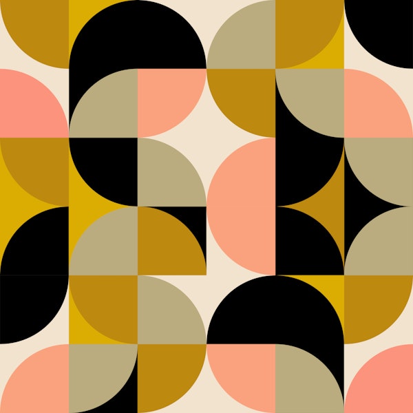 Geometric 50s Mid-Century Forms and Shapes