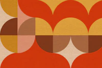 Geometric 50s Mid-Century Dream wallpaper