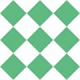 Diagonal Checkerboard Large - MintGreen White