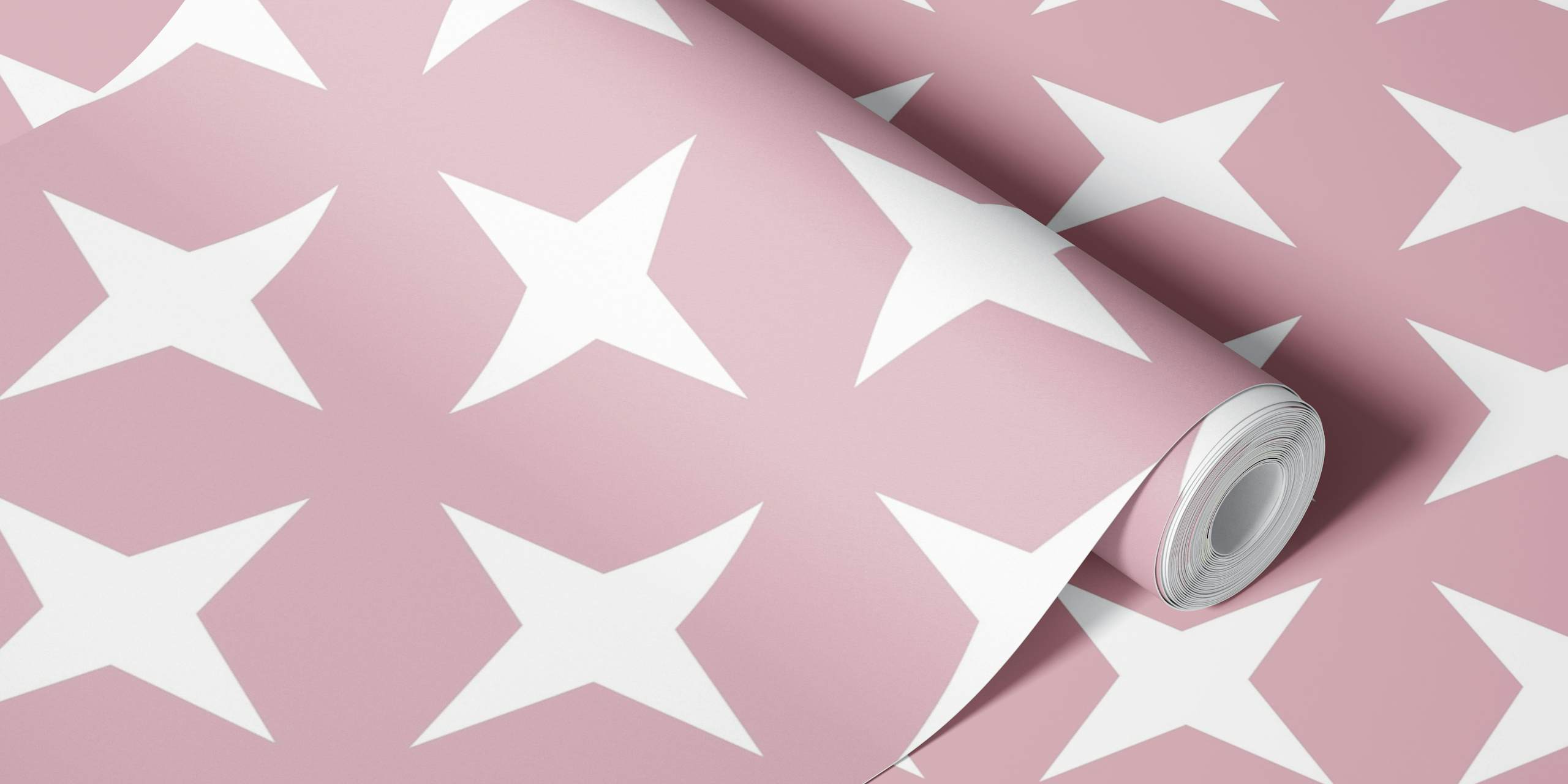 Papel de parede Cosmic Kaleidoscope em um quarto