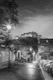 Edinburgh Castle nightscape - Monochrome