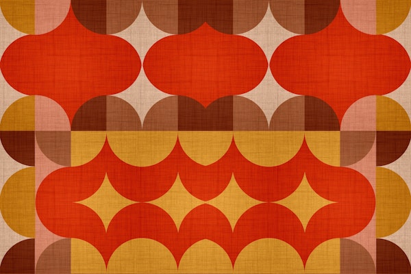 Mid-Century Ornament Fabric