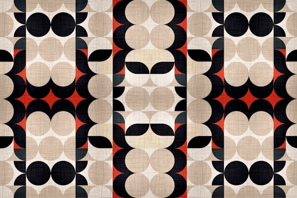 Mid-Century Modern Fabric Pattern