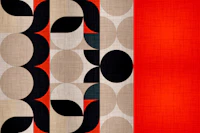 Mid-Century Modern Bauhaus wallpaper