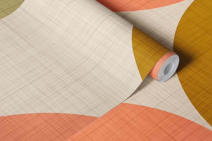 Mid-Century Bauhaus Fabricwallpaper roll