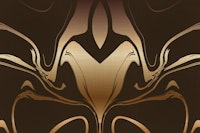 Art Deco Brown Gold tapety