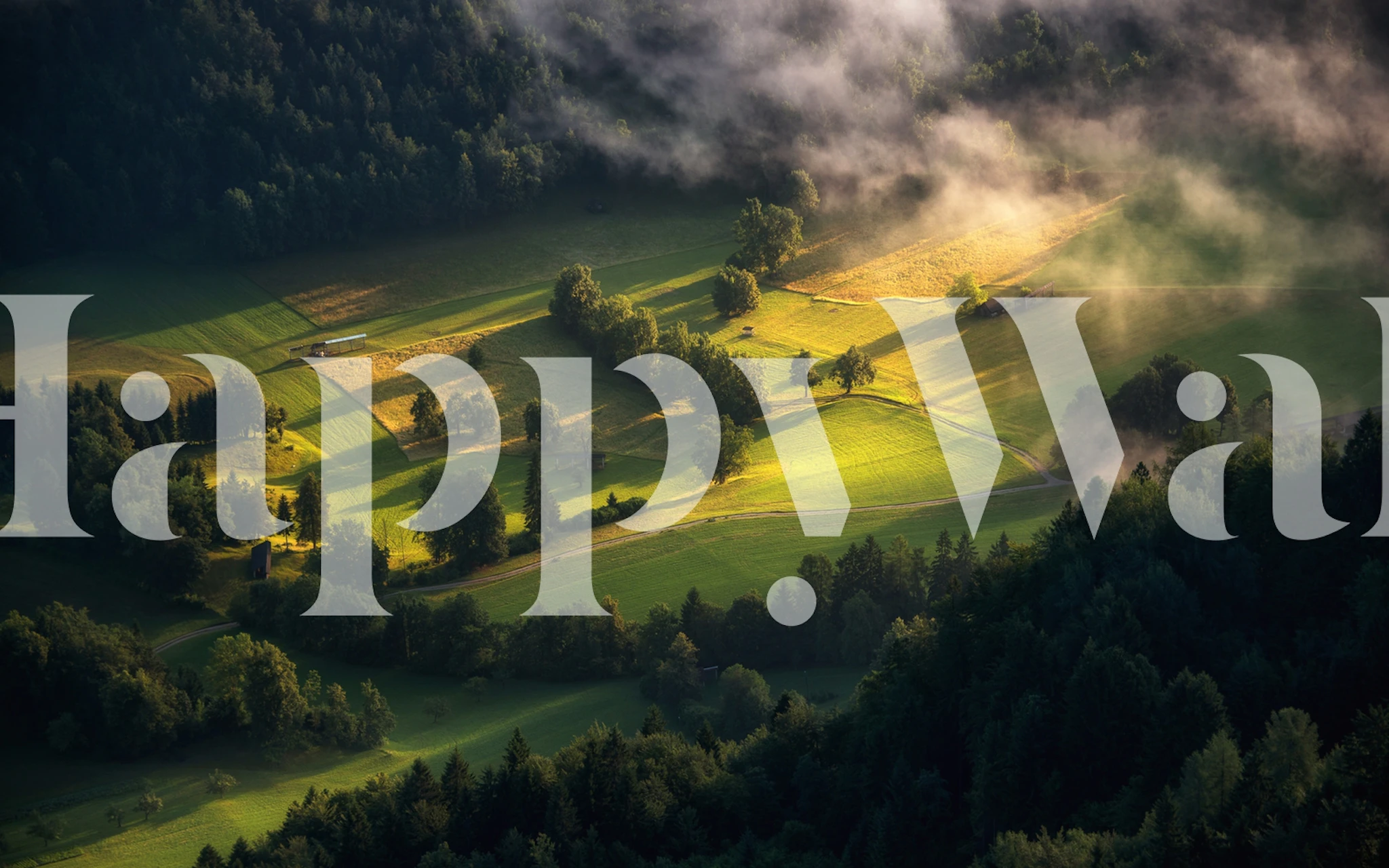 Light and shadow wallpaper design