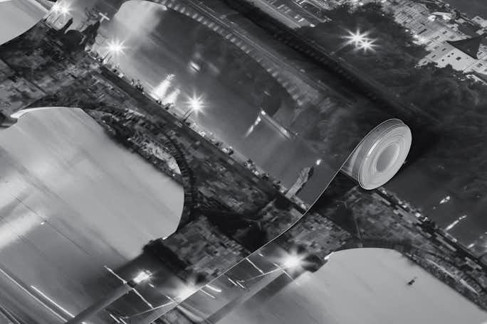 Vltava bridges in Praguewallpaper roll
