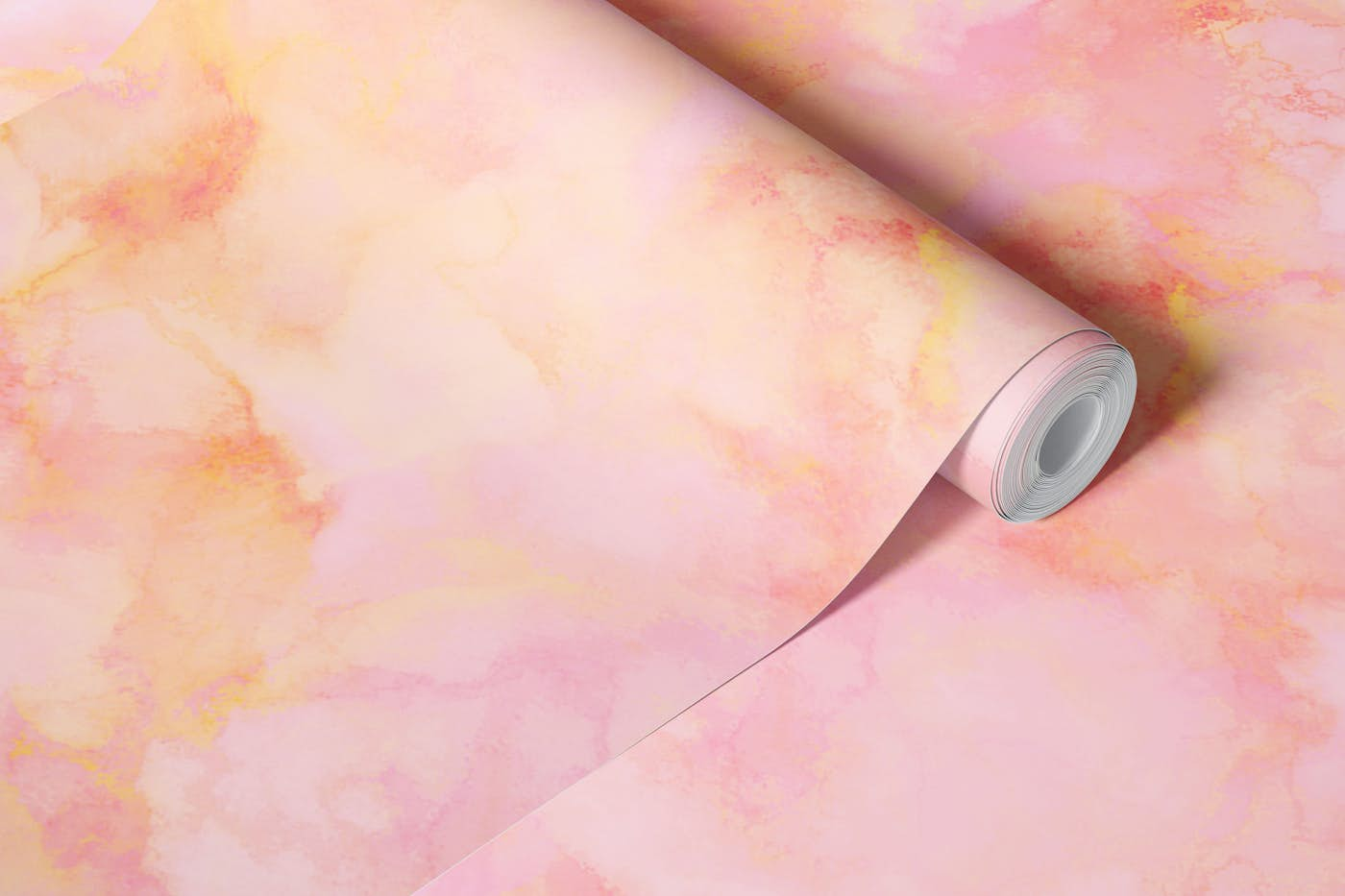 Dreamy Pastel Rosé Marble • MURAL wallpaper roll