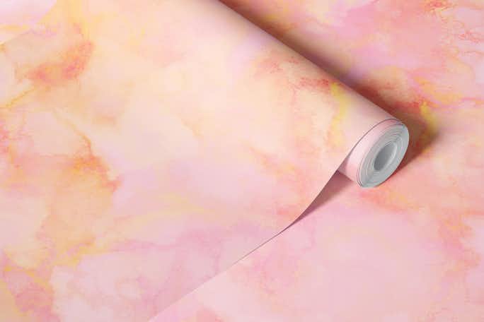Dreamy Pastel Rosé Marble • MURALwallpaper roll