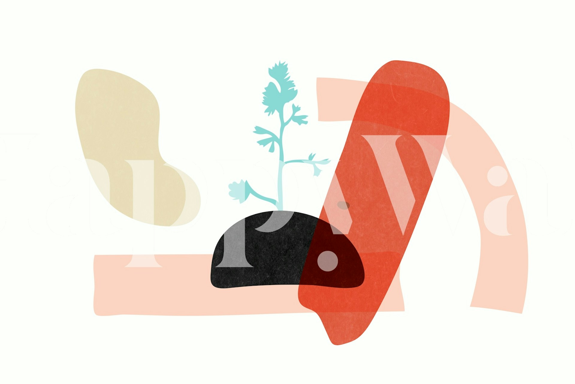 Japanese Cutout Zen Garden wallpaper in room