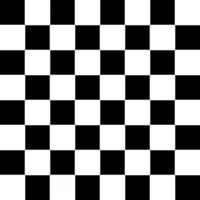 Black and White Checkerboard - Normal Size tapeta