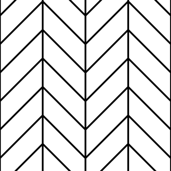 Chevron Pattern - Black on White