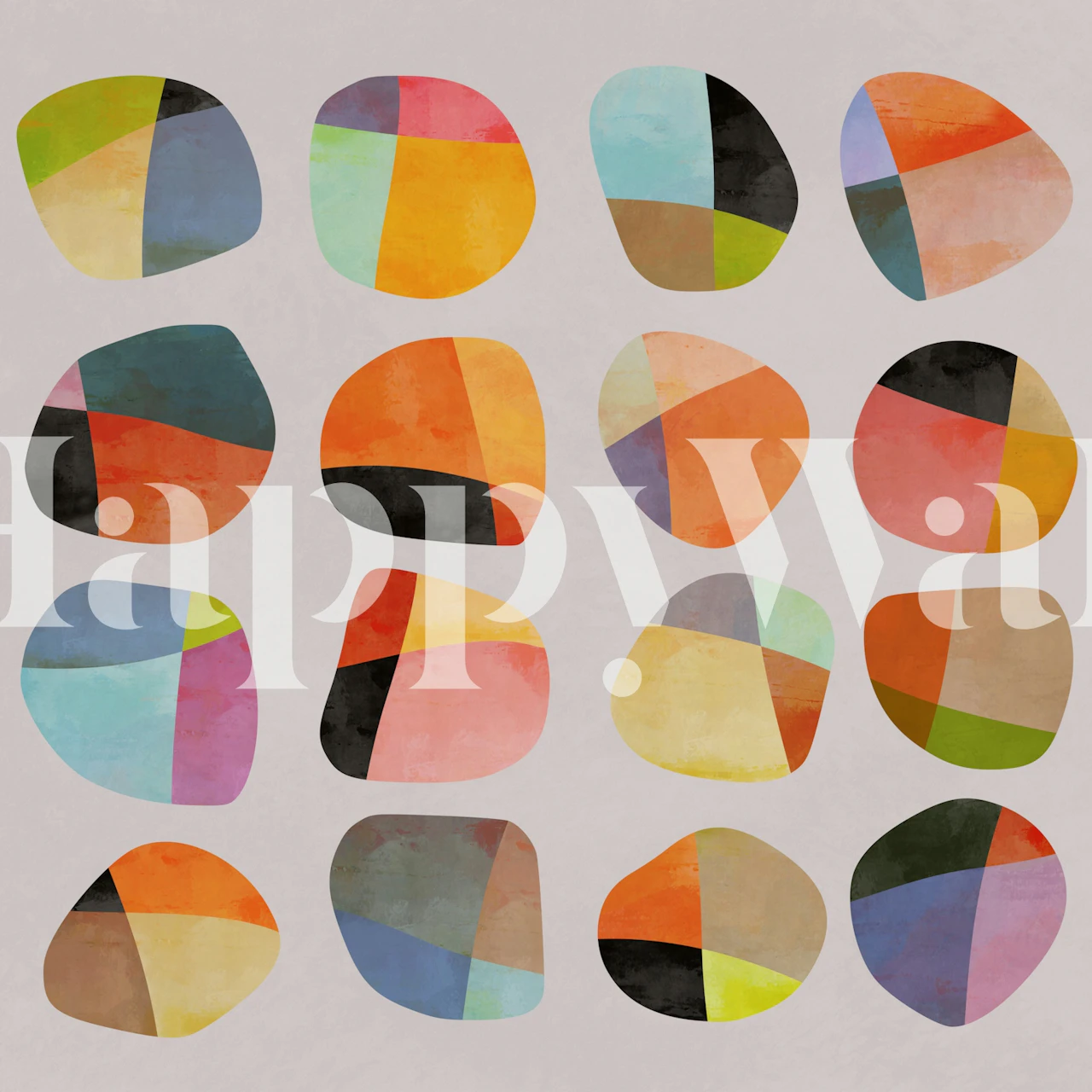 Magic Cubes 3 wallpaper displayed in a room