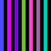 Neon stripes wallpaper - Blue, Green, Pink ταπετσαρία