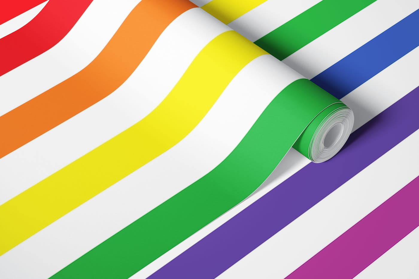 Rainbow Stripes Wallpaper 1 wallpaper roll