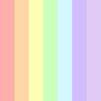 Pastel Rainbow Stripes Wallpaper 2 behang