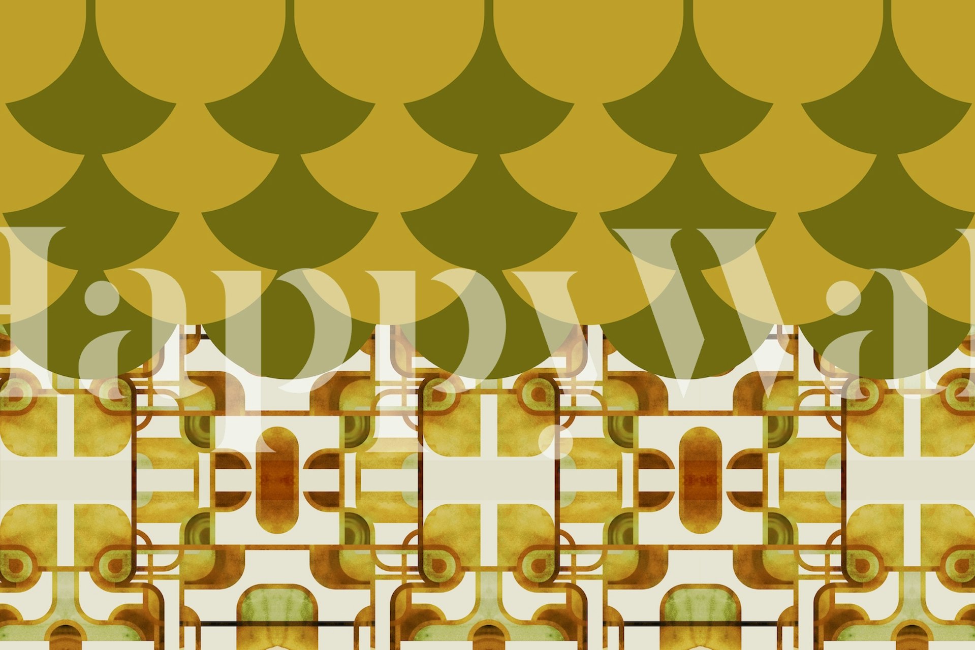 Crazy Art Deco wallpaper Free shipping Happywall